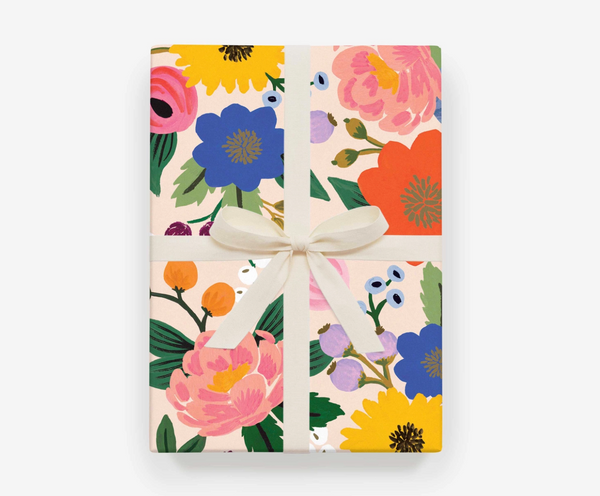 Rifle Paper Co. Roll of 3 Vintage Blossoms Wrapping Sheets