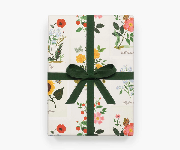 Rifle Paper Co. Roll of 3 Botanical Wrapping Sheets