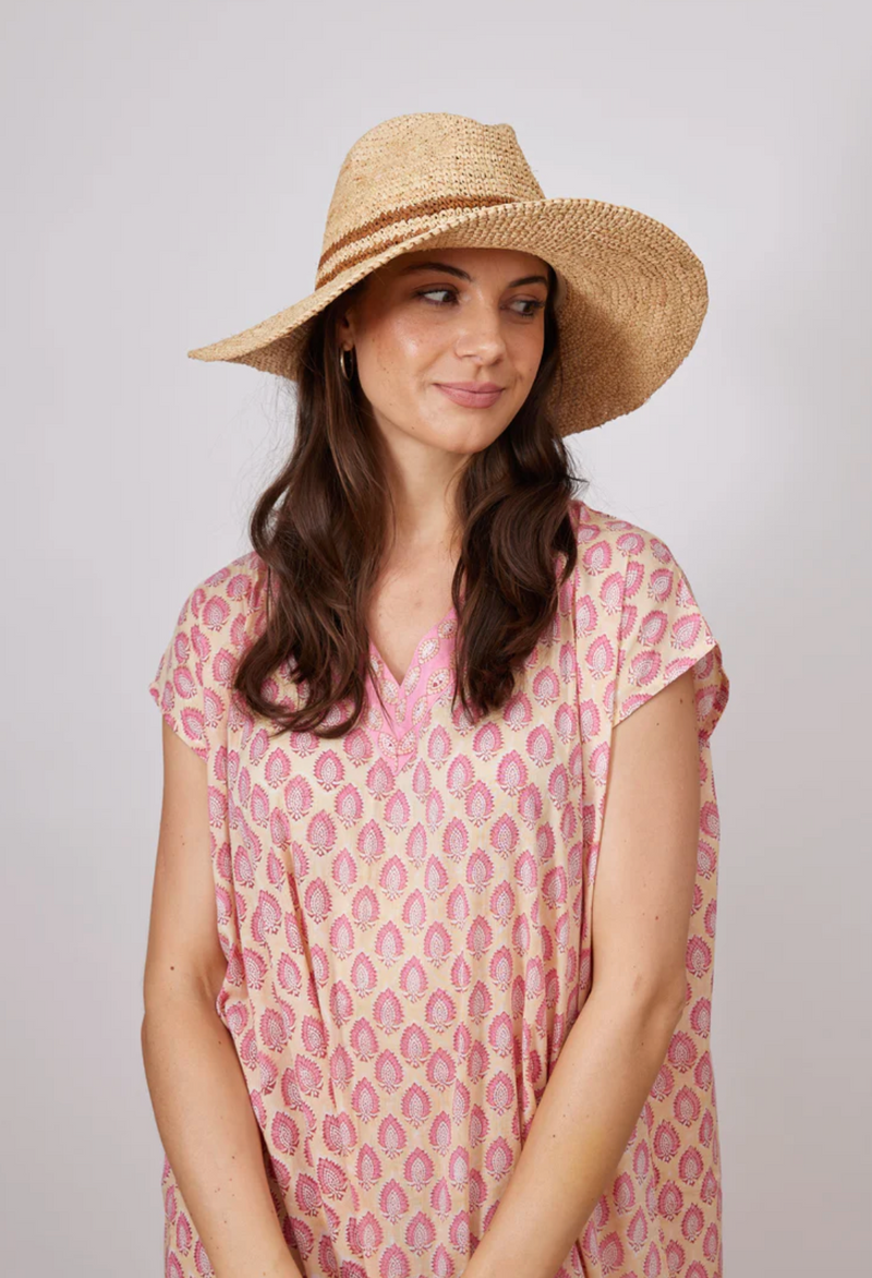 Hat Attack Sadona Rancher-Natural/Tobacco