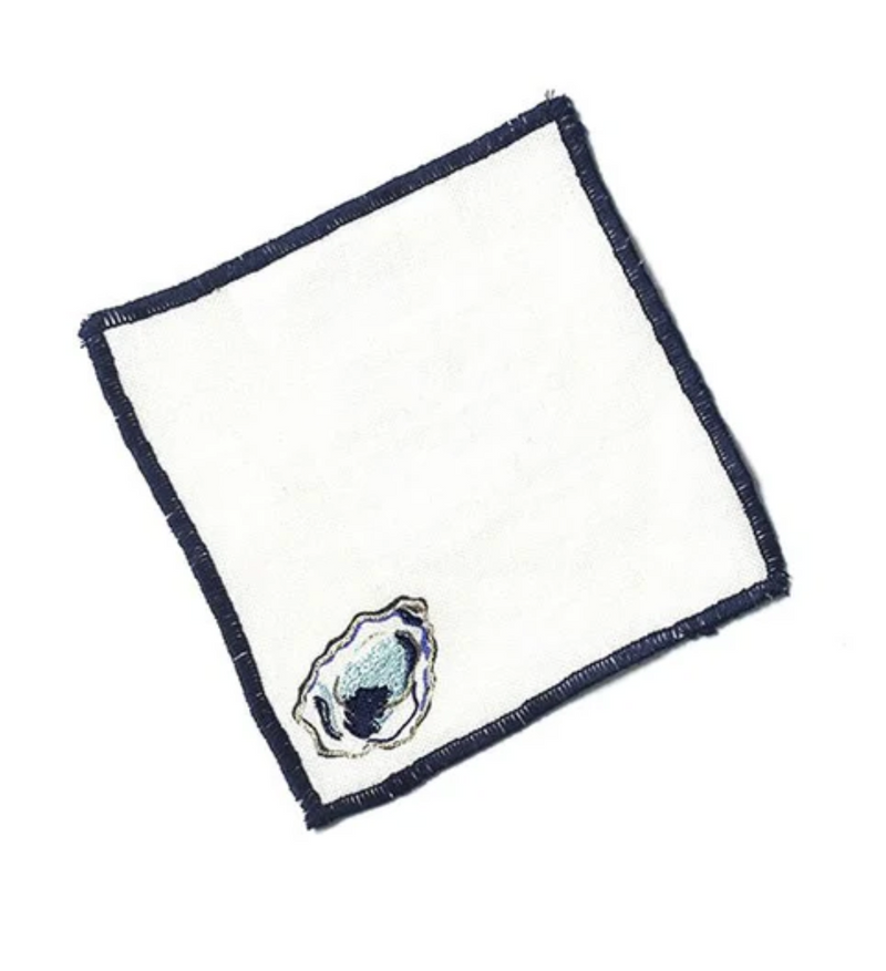 Coton Colors Oyster Cocktail Napkins Set of 4