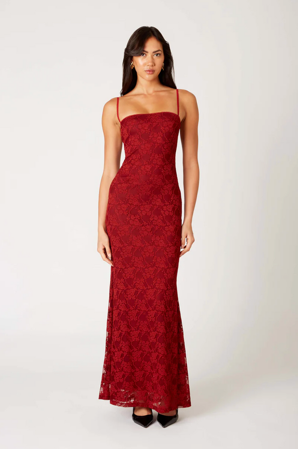 NIA Vetiver Dress Merlot