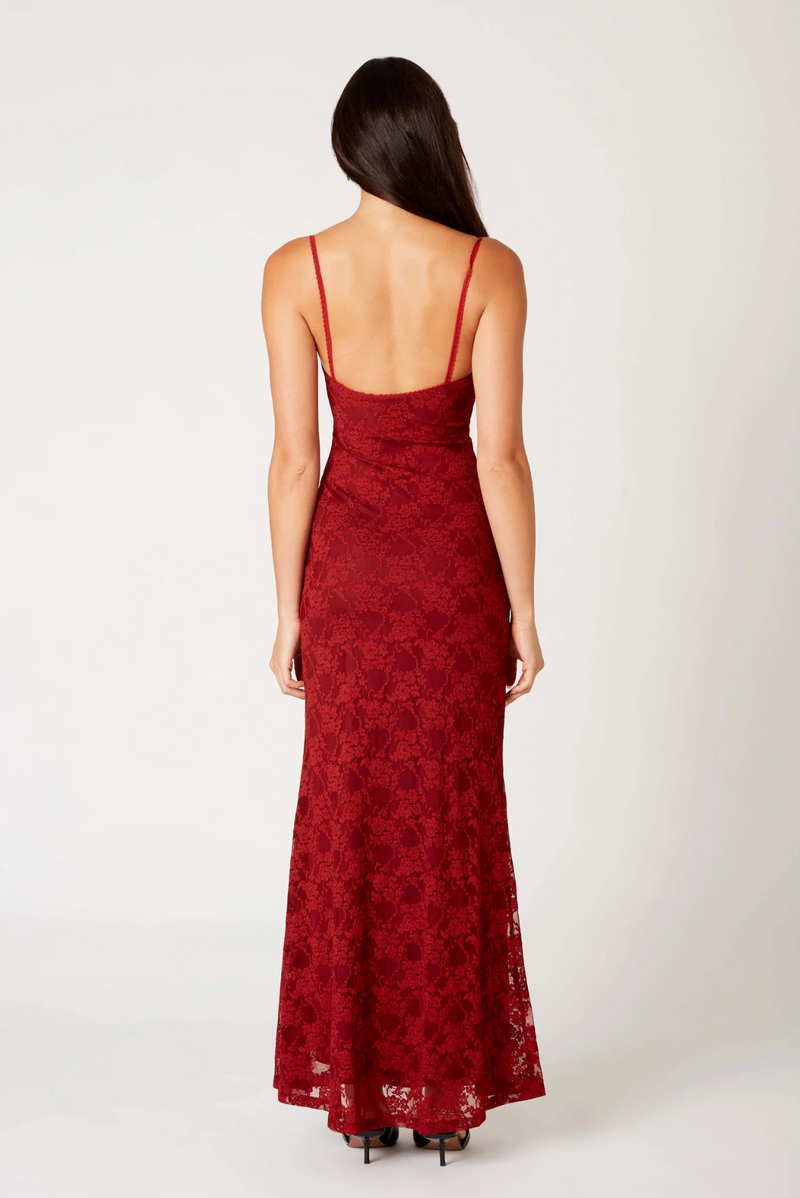 NIA Vetiver Dress Merlot