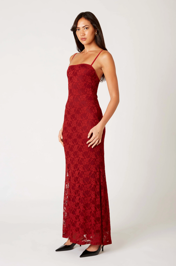 NIA Vetiver Dress Merlot