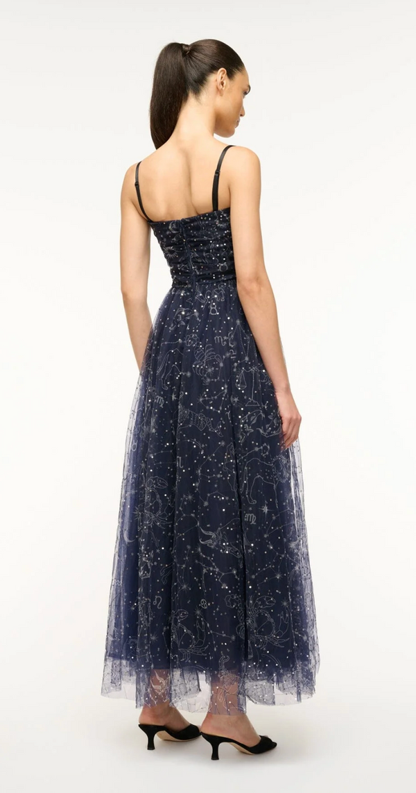 Staud Bettina Dress Zodiac Constellation