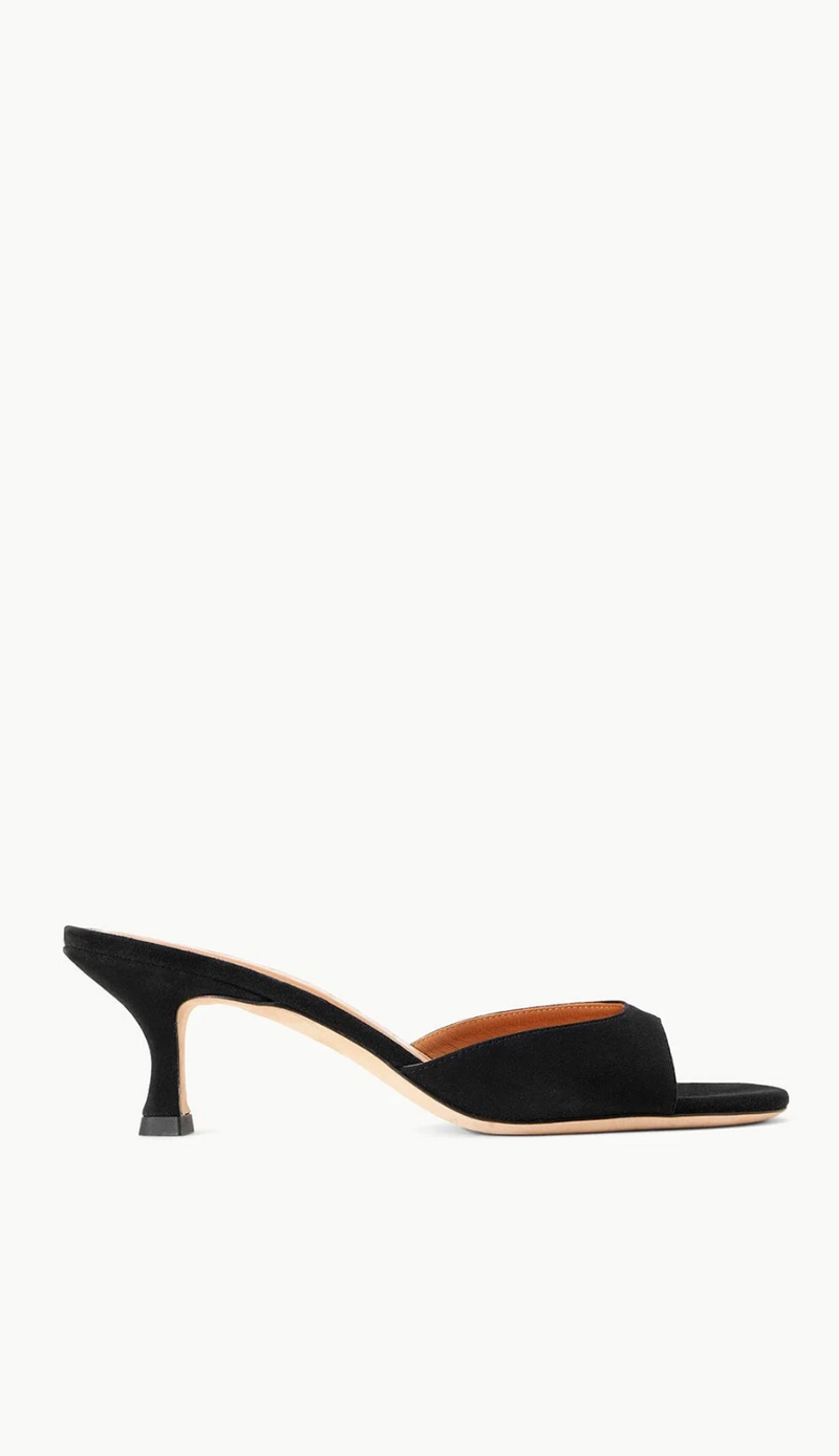 Staud Brigitte Mule Black