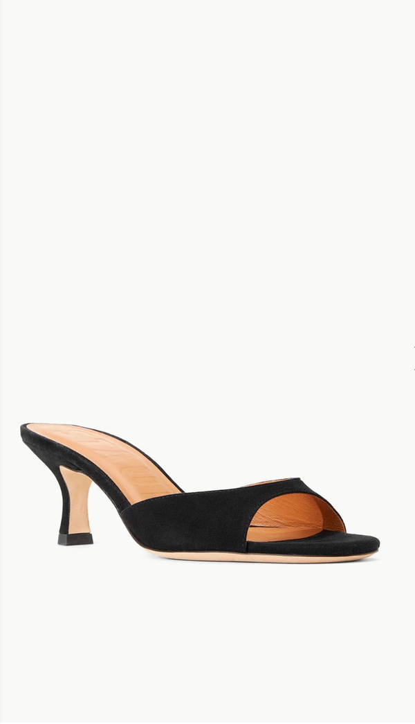 Staud Brigitte Mule Black