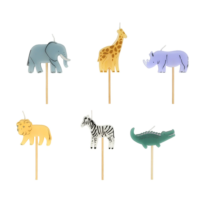 Meri Meri Mini Safari Animal Candles