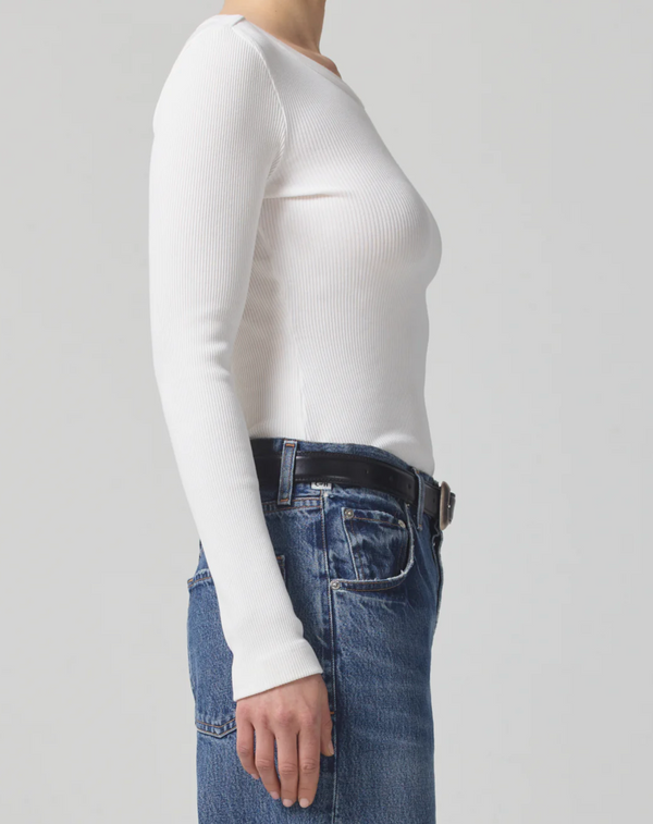 Citizens of Humanity Adeline Top in Soft White