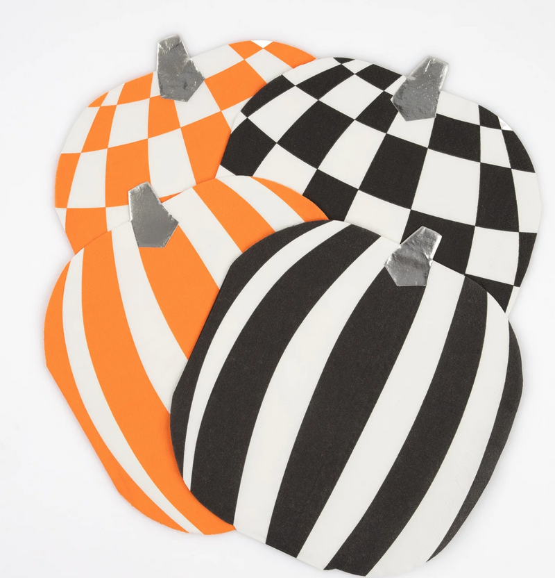 Meri Meri Mod Pattern Pumpkin Napkins