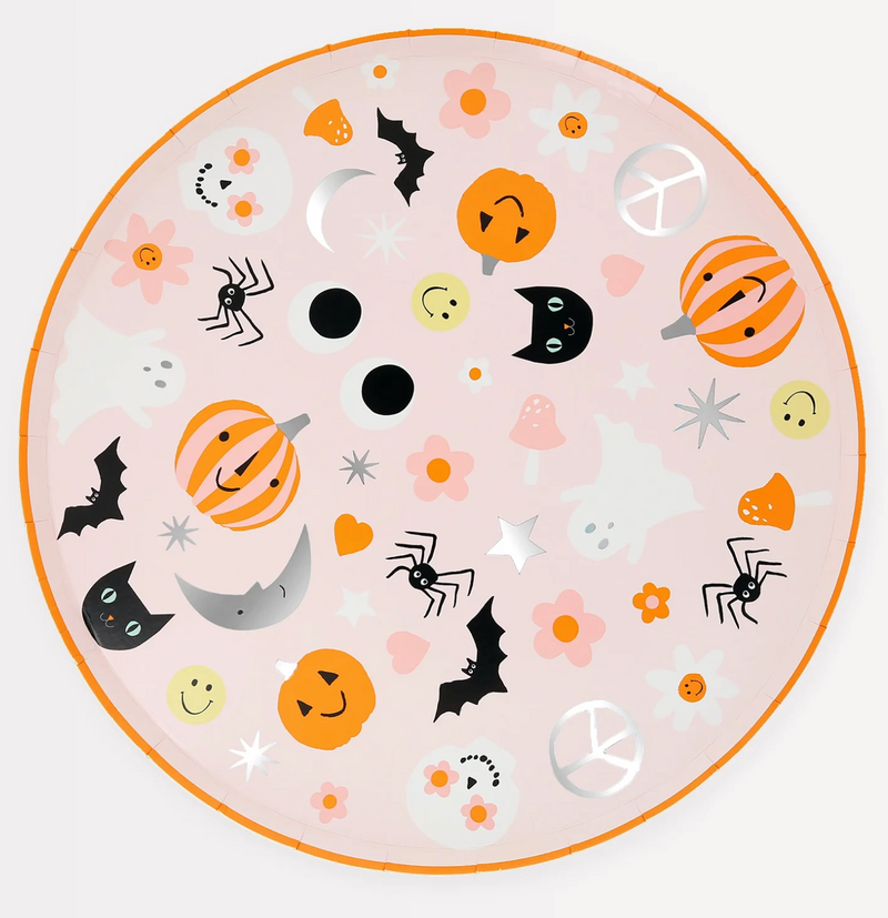 Meri Meri Groovy Halloween Icon Dinner Plates