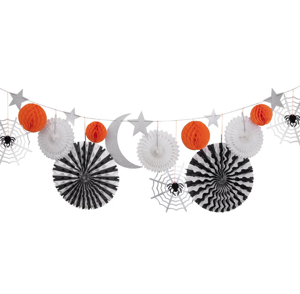 Meri Meri Halloween Honeycomb Shapes Garland