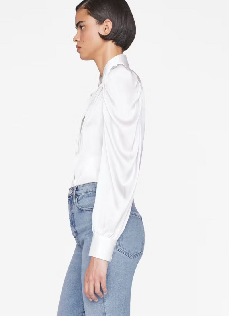 Frame Gillian Longsleeve Top Off White