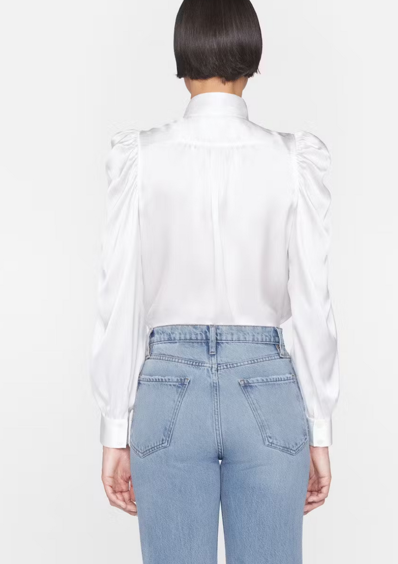 Frame Gillian Longsleeve Top Off White