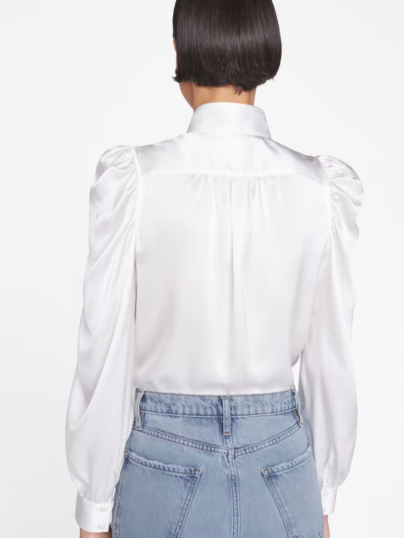 Frame Gillian Longsleeve Top Off White