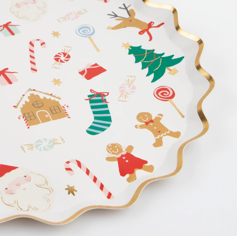 Meri Meri Jolly Christmas Side Plates