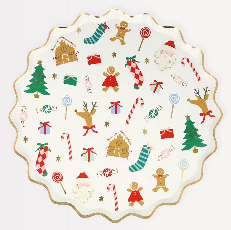 Meri Meri Jolly Christmas Dinner Plates