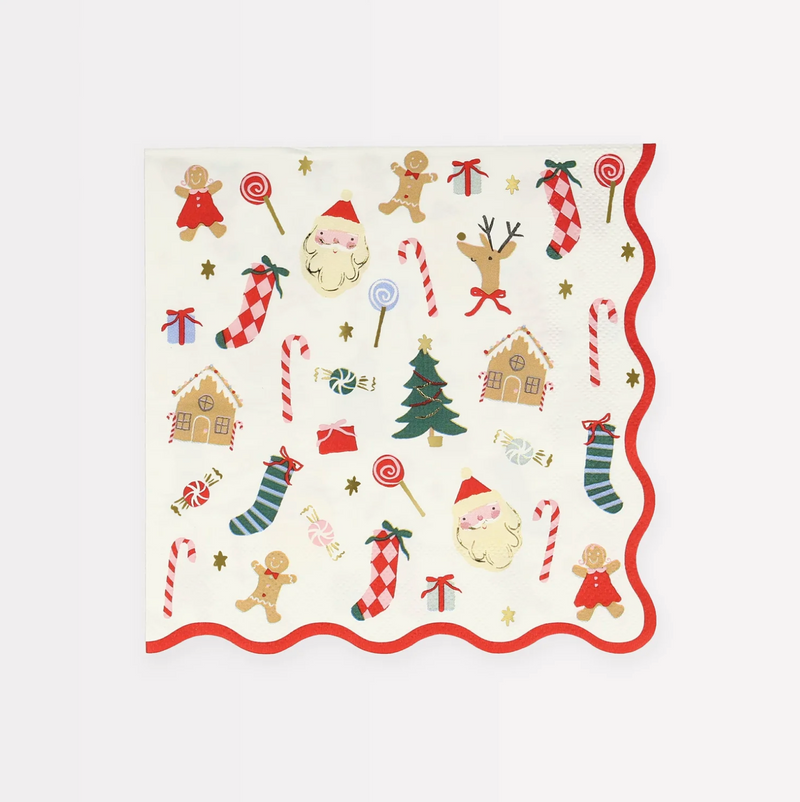 Meri Meri Jolly Christmas Large Napkins