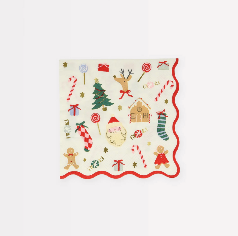 Meri Meri Jolly Christmas Small Napkins