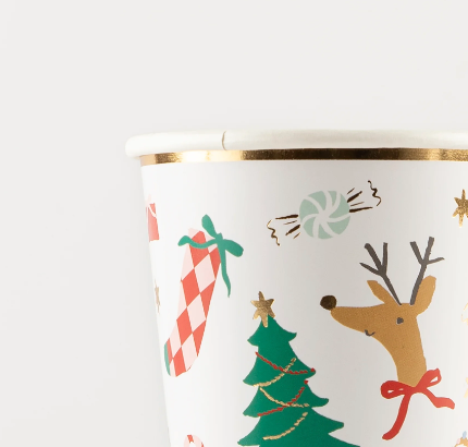 Meri Meri Jolly Christmas Cups