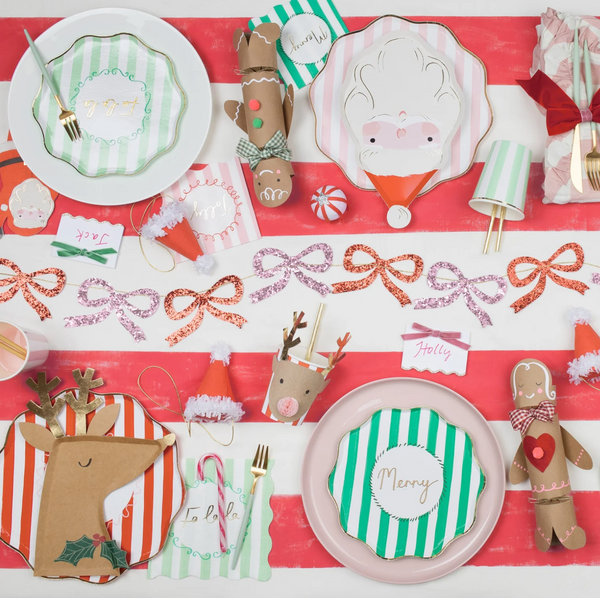 Meri Meri Reindeer With Holly Plates