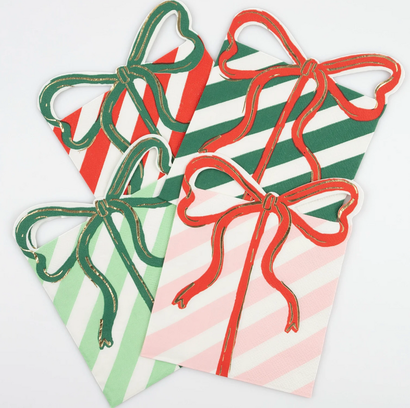 Meri Meri Present With Bow Napkins