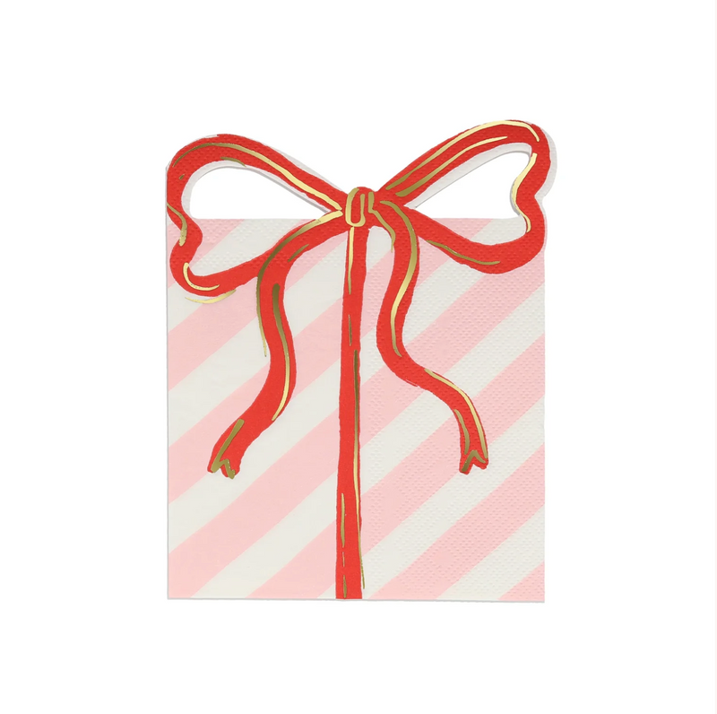 Meri Meri Present With Bow Napkins