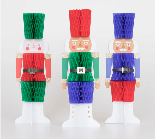 Meri Meri Honeycomb Nutcracker Decorations