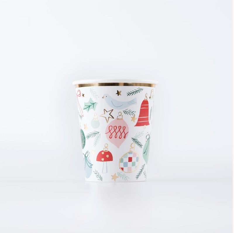 Meri Meri Festive Pattern Cups