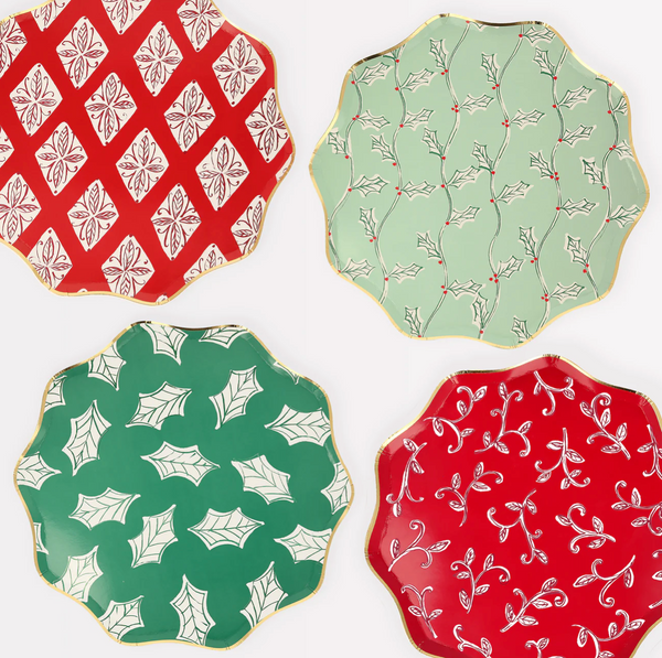 Meri Meri Block Print Dinner Plates