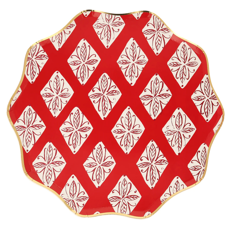 Meri Meri Block Print Dinner Plates