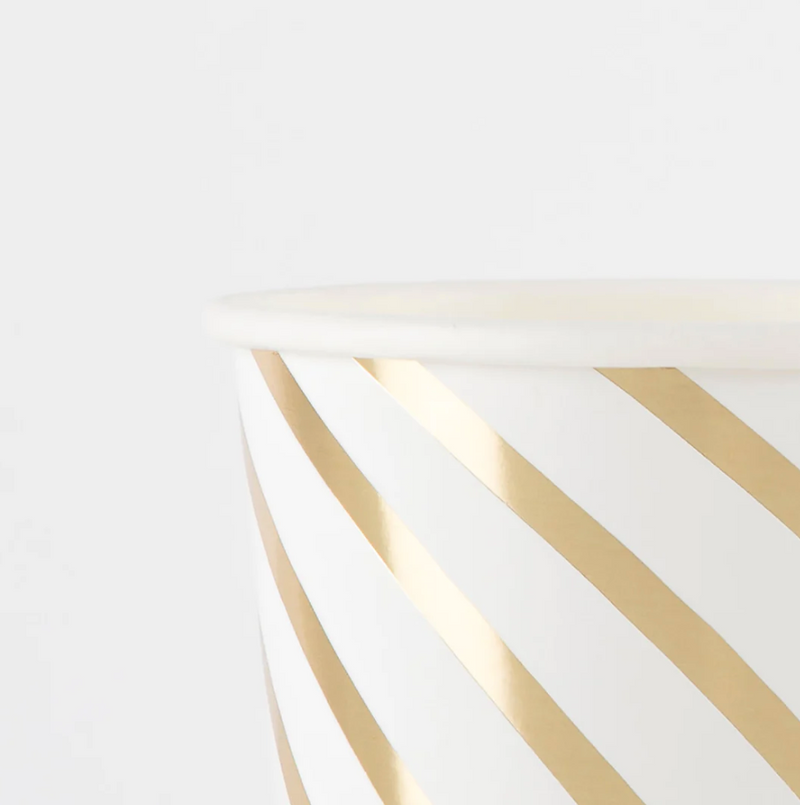 Meri Meri Gold Swirl Cups