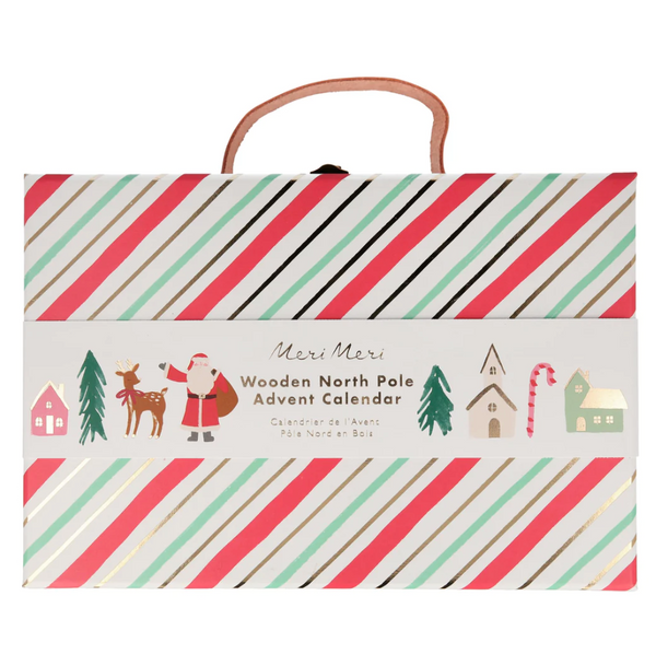 Meri Meri Festive Village Wooden Advent Calendar