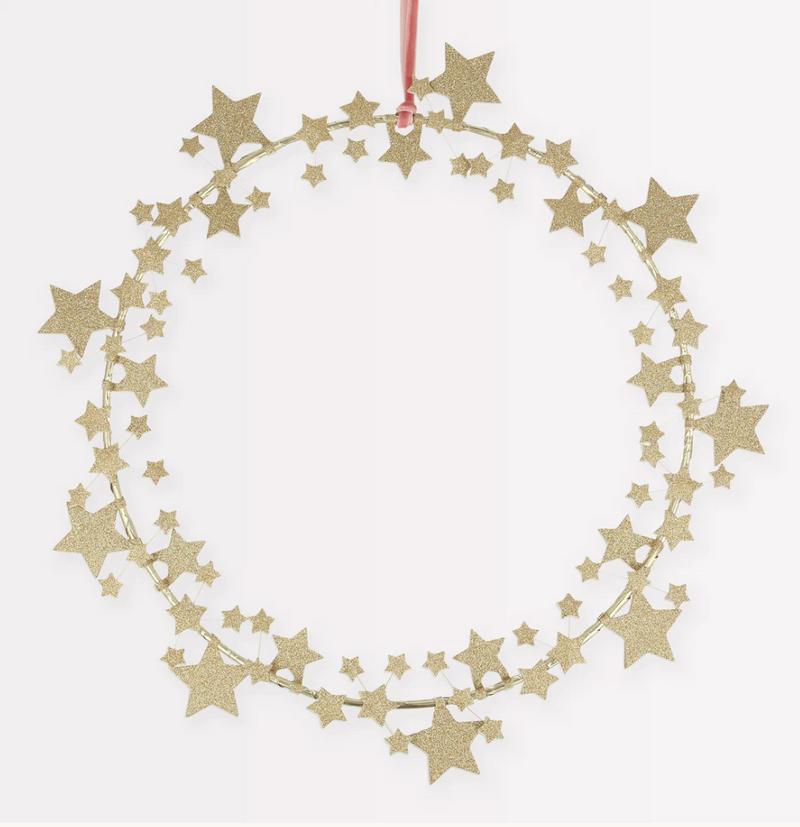 Meri Meri Sparkly Star Wreath