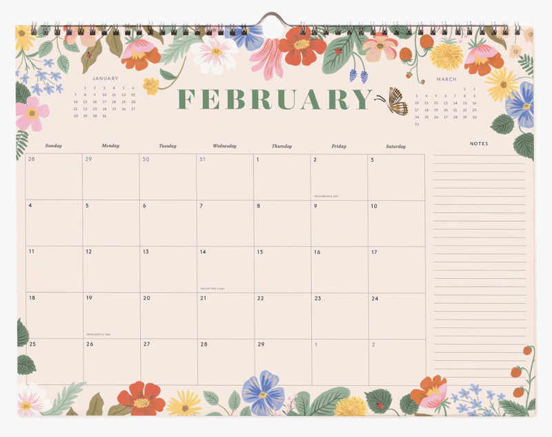 Rifle Paper Co. 2024 Blossom Appointment Calendar