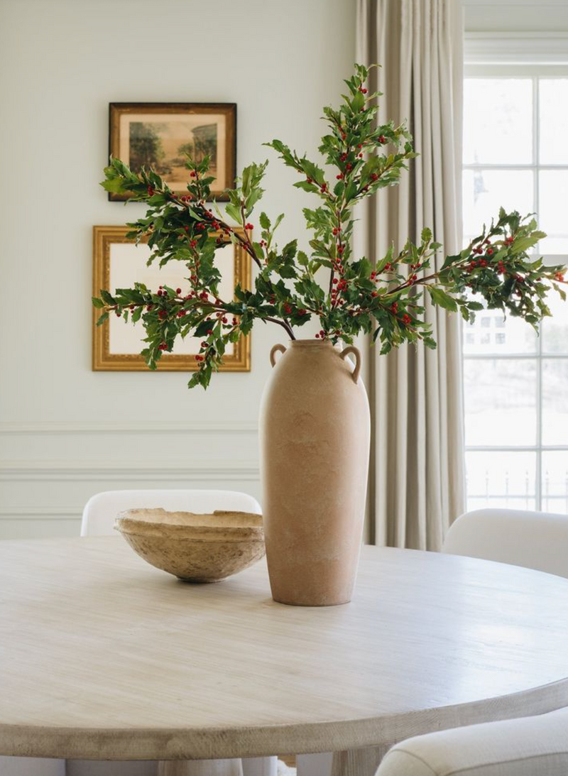 Afloral Faux Holly Branch - 36"