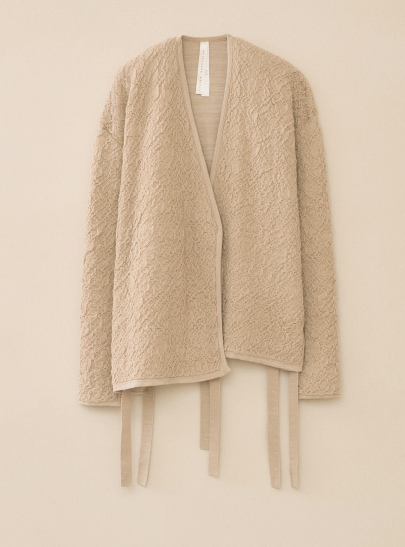 Lauren Manoogian Gauze Cardigan Carrara