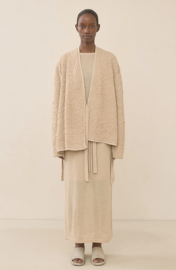 Lauren Manoogian Gauze Cardigan Carrara