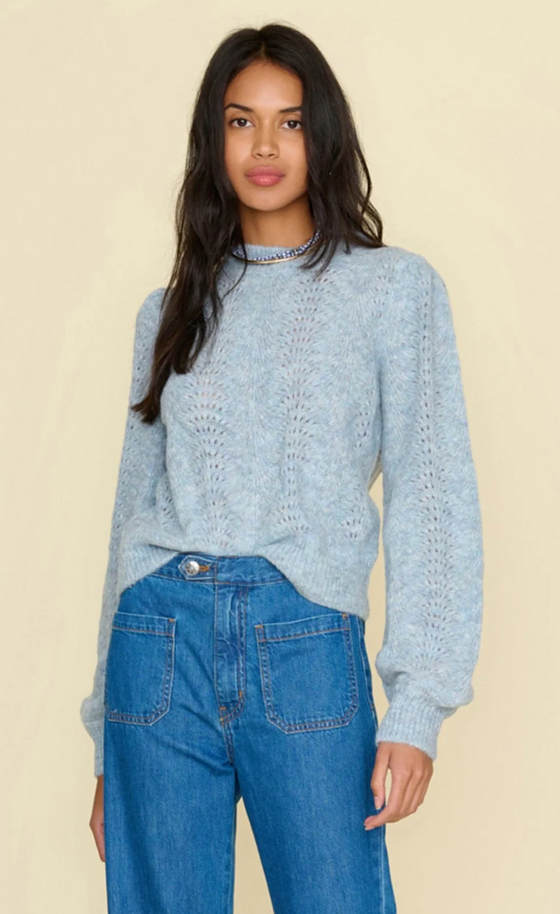 Xirena Keely Sweater Heather Blue