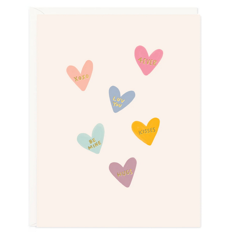 Ramona & Ruth Conversation Hearts Card