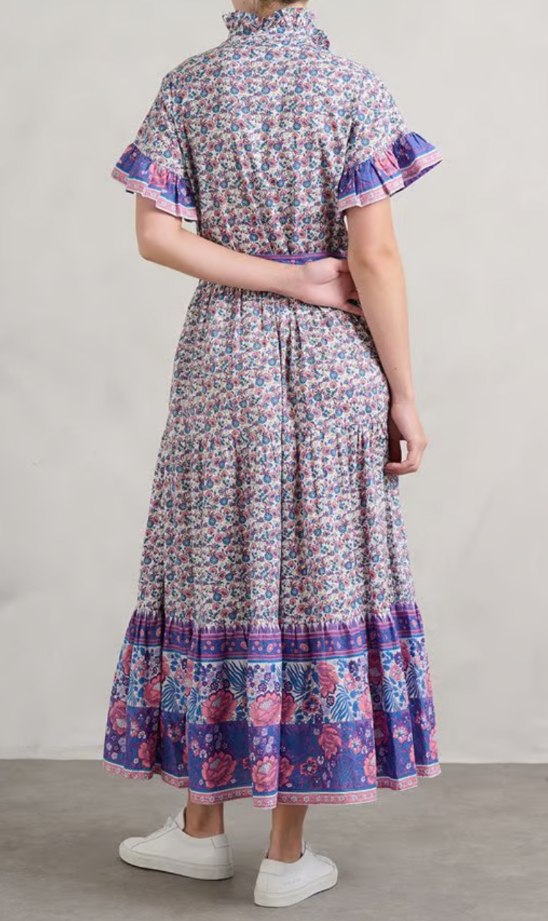 Mille Victoria Dress Bluebell