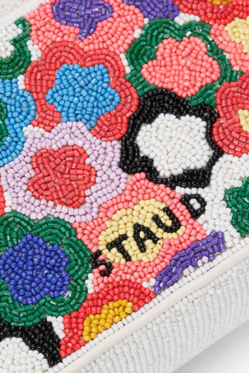 Staud Tommy Beaded Bag Spring Bouquet