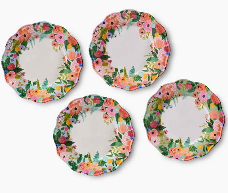 Rifle Paper Co. Garden Party Melamine Assorted Dinner Plates