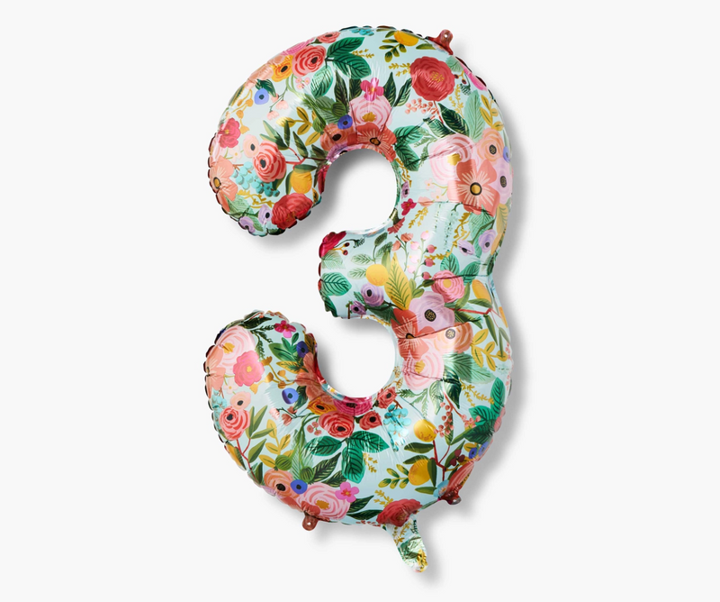 Rifle Paper Co. Garden Party Numbered Foil Balloon