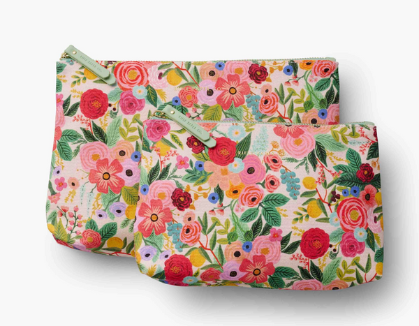 Rifle Paper Co. Garden Party Zippered Pouch Set