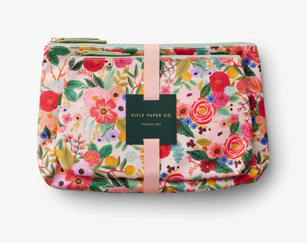 Rifle Paper Co. Garden Party Zippered Pouch Set