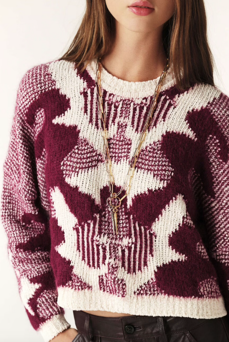 ba&sh Rora Sweater Bordeaux