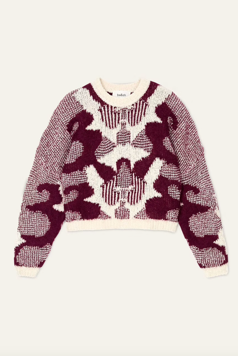 ba&sh Rora Sweater Bordeaux