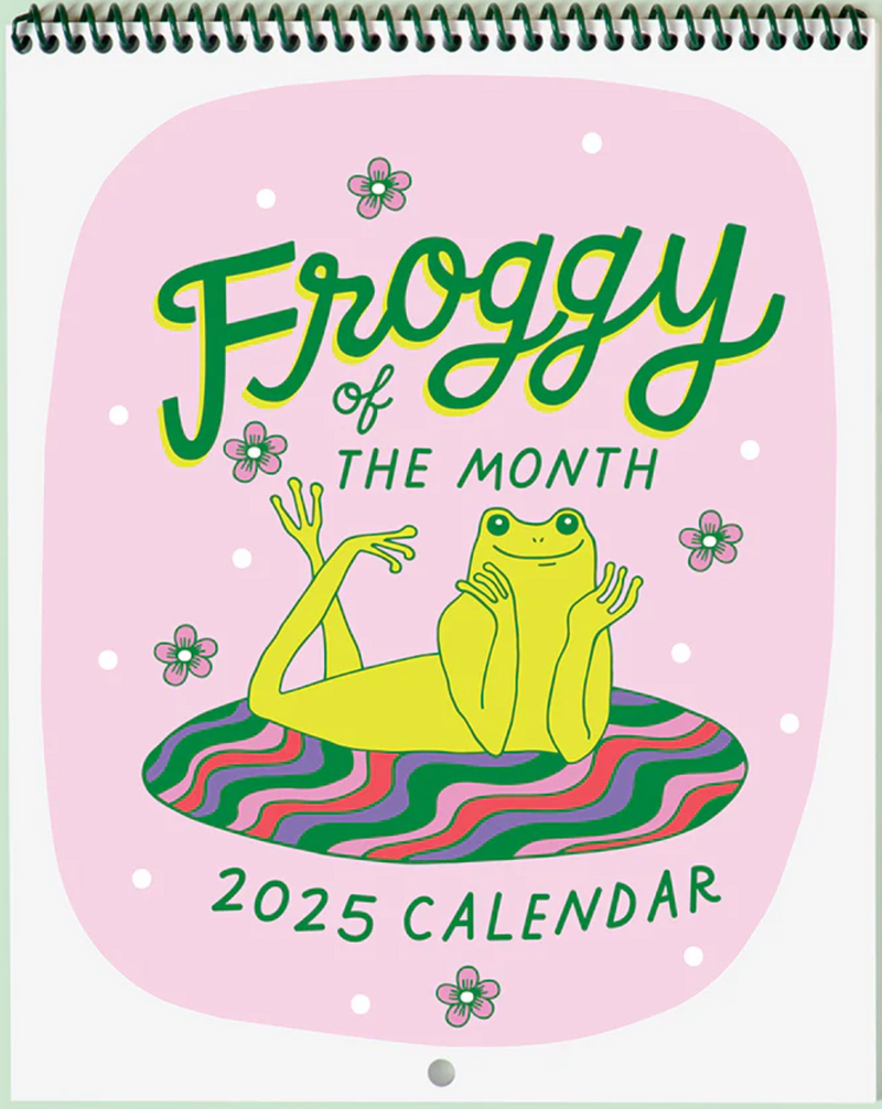 The Good Twin Froggy of the Month 2025 Calendar