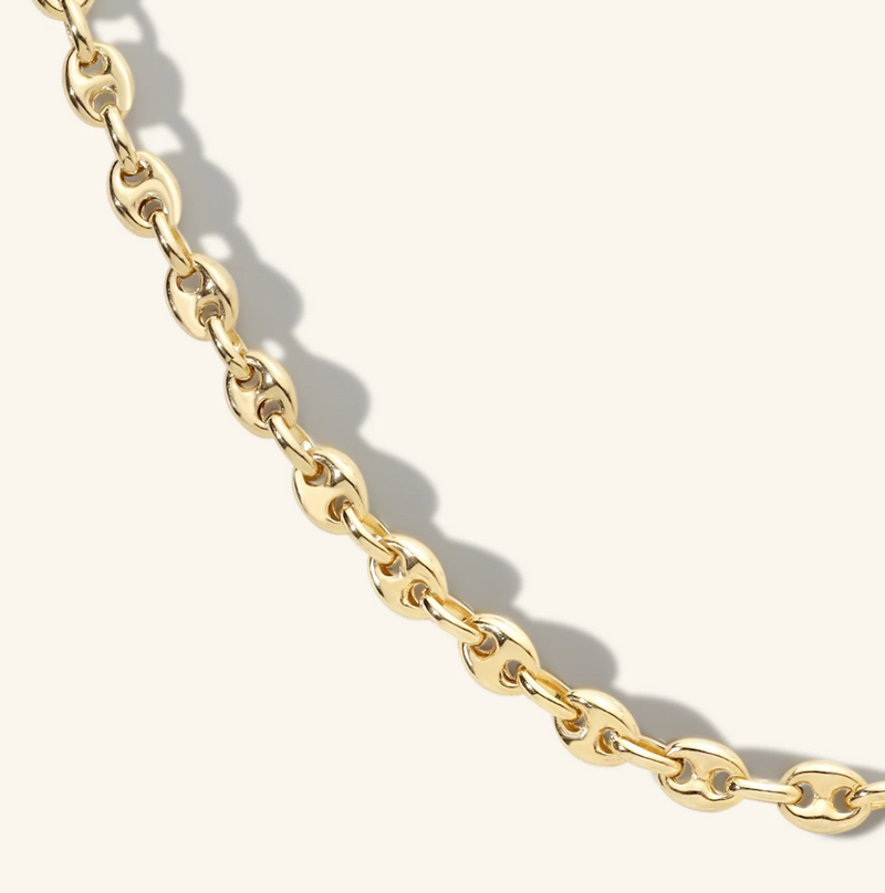 Zahava Puffed Mariner Chain Necklace