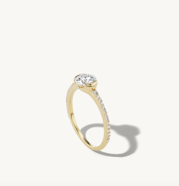 Sophie Ratner Pave Sunrise Diamond Ring